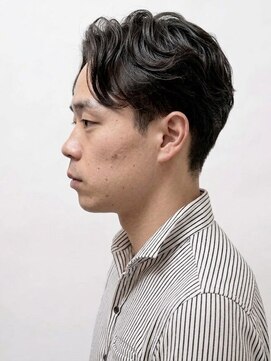 ワンワンオー バーバーショップ 長浜店(@110 BARBER SHOP) ６４パートパーマ　パートスタイルメンズパーマ