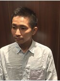 オシャレボウズ風震災刈りソフトモヒカン　田町/理容室/床屋