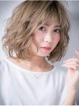 カバーヘアアンドスパ ブリス 浦和(COVER HAIR&SPA bliss) 個性的★外国人風無造作カール小顔セミディw浦和10代20代30代