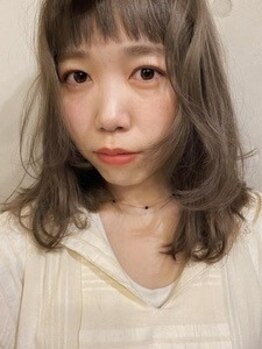 本庄★【ケアブリーチ取り扱い】トレンドと個性を取り入れた絶妙なカラー。透明感＆抜け感のある仕上がり★