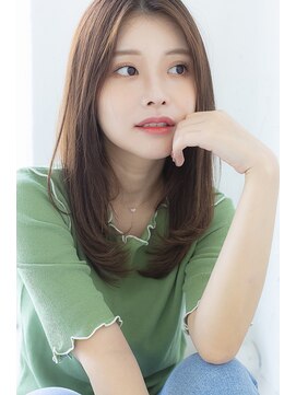 プライズ 池袋店(prize) ことりベージュ_色っぽふんわりミディ_シースルーバング_池袋320