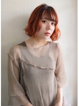 タキカワヘアデザイン(TAKIKAWA HAIR DESIGN) オレンジボブ