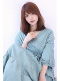 小顔ボブ抜け感オリーブアッシュフェザーバングボブルフグラボブ