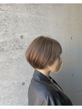 オーク たまプラーザ(OAK) 美フォルムショート×ミルクティーベージュ【OAKたまプラーザ】