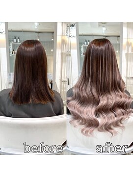 ヴォーグ(VOGUE) シールエクステでグラデーション☆