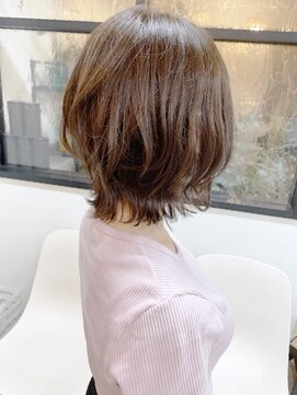 ニット 銀座(knit) 《knit銀座》大人可愛い20代30代40代ウルフショート丸み前下がり