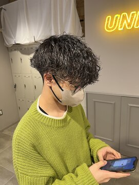 キャンディ 横浜(CANDY) 【岸本泰芽指名】刈り上げマッシュ/波巻きパーマ