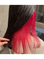 ビヨンドイー(beyond E)&nbsp;ビビッドレッドのインナーカラー