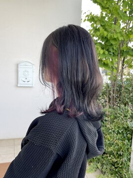 ヘアー ホスピタル ソアン(hair hospital soan) インナーカラー☆カシスカラー