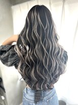 アルマバイロサ(ALMA by ROSA) ダークグレージュ×バレイヤージュエクステ 担当SE-YA