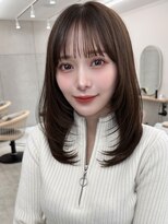 サンド 名古屋(sand)&nbsp;韓国風/インナーカラー/縮毛矯正髪質改善/顔まわり/レイヤー