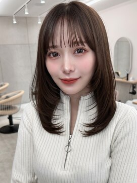 サンド 名古屋(sand) 韓国風/インナーカラー/縮毛矯正髪質改善/顔まわり/レイヤー