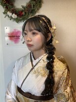 マーブル ヘアー(marble hair)&nbsp;成人式スタイル