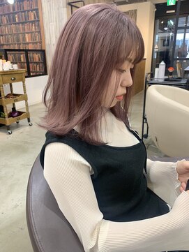 ルックアット(Look at) 【Look at】20代30代ベージュピンクミルクティーピンクレイヤー