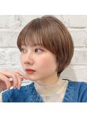 小顔ショート/マッシュショート/似合わせカット/ショートヘア