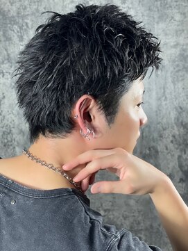 プレミアムバーバー 原宿店(PREMIUM BARBER produce by HIRO GINZA) ツーブロックスパイキーショート