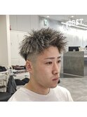 ツイストパーマ/メッシュ/ツーブロック/フェード