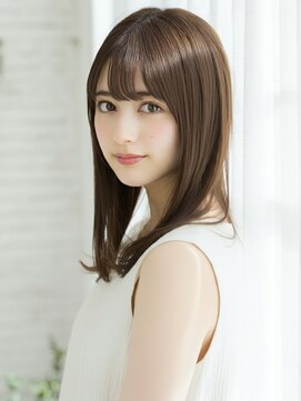 クオーレ(CUORE) ★大人可愛い20代30代40代★美髪こなれ前髪ミディアムブラウン