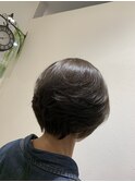 オリーブグレージュ/アッシュオリーブ/オリーブベージュボブ