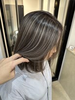 エトラ 渋谷店(etora)&nbsp;小顔へア アッシュカラーグレージュハイライトカラー◎