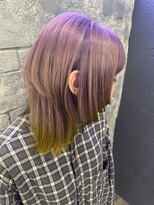 プライズ アイリス 池袋東口店(prize Iris)&nbsp;エンドカラーラベンダーカラーイエローカラー