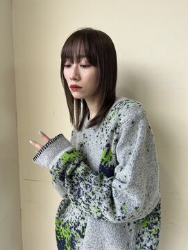 ハピネス 西大寺店(Happiness) レイヤーカット ミディアムレイヤー 小顔カット