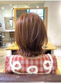 ホワイトグレージュ ミニウルフ チェリーブラウン 向ケ丘遊園