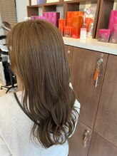 透明感とツヤ感を極める*最旬外国人風アディクシーカラー[東越谷/髪質改善オージュアトリートメント]