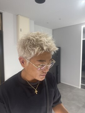 ナンバー 竪町(number+) 透明感抜群♪ダブルカラーブリーチハイトーンホワイト