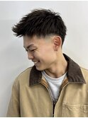 メンズカット/ブリーチ/ニュアンスパーマ/メンズハイライト/眉毛
