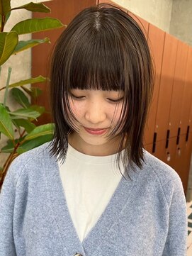 ノード(NODE) 栄外ハネナチュラル大人可愛い韓国ボブ