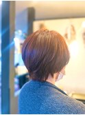やわらかピンク×ショート11.28小顔