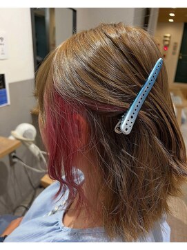 韓国ヘアレイヤーカットダブルハイライトカラー【Lapista池袋】