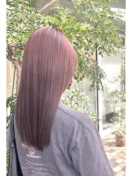 シュガー(Sugar) ピンクブラウン/艶髪/髪質改善/ふんわりカラー