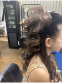 かわいいハーフアップ♪ 【韓国/ヘアメ/ヘアセット/ヘアメイク】