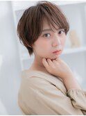 斜めバングくせ毛風ひし形シャギーショートc8上尾20代30代40代 