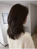 大分ミディアムボブレイヤー軽め韓国レイヤーくびれスタイル