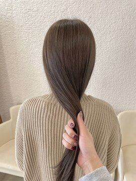 ケンジ 平塚ラスカ店(KENJE) ダブルカラーで作る赤み少なめ【オリーブベージュ】