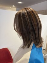 アズールサン 草加西口店(azule-sun)&nbsp;ハイライトカラー,グレージュ,グレーカラー,ウルフ【草加】