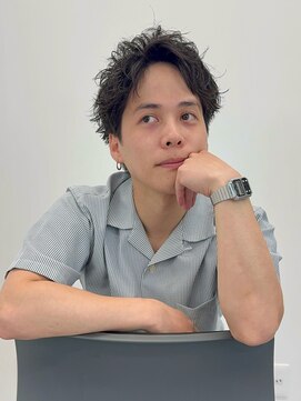 ロンド ラマ 岐阜(Lond bla-ma) アップバングショート×ルーズショートパーマ【Lond伊藤メンズ】