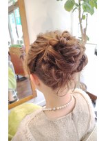オッヂヘア(oggi hair) ボリュームおだんごヘアセット