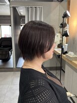 テト(teto) 30代40代50代縮毛矯正ショート前髪なし