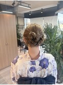ゆるふわリボンシニヨン