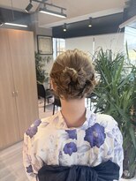 アリカ(arika) ゆるふわリボンシニヨン