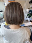 カット×馴染ませハイライト