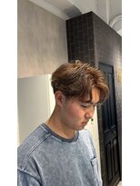 アース 春日部店(HAIR&MAKE EARTH)&nbsp;立体感たっぷりのスパイラルパーマ×ハイトーンカラー