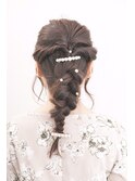 【下北沢＊I'll b hair＊】ゆるふわ編み込みダウンスタイル