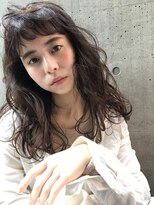 ヘアサロンエム 川越(HAIR SALON M)&nbsp;ラフウェーブ☆オン眉アッシュブラウン