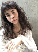 ラフウェーブ☆オン眉アッシュブラウン