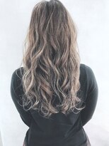 ムウ 難波(MOU)&nbsp;外国人風ダブルカラー_くびれセミディアッシュカラー